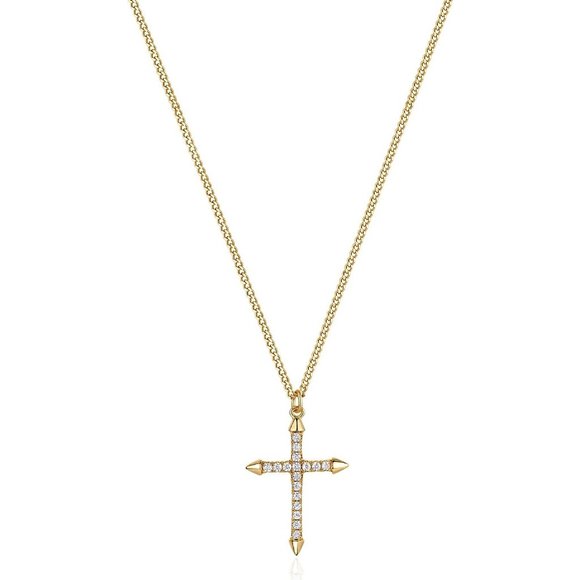 14K Plated Gold Women Dainty Minimalist Simple Prayer Religious Jewelry Gift - Picture 1 of 7